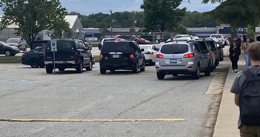 Hillcrest Students and Faculty Race to Leave the Campus After School. 